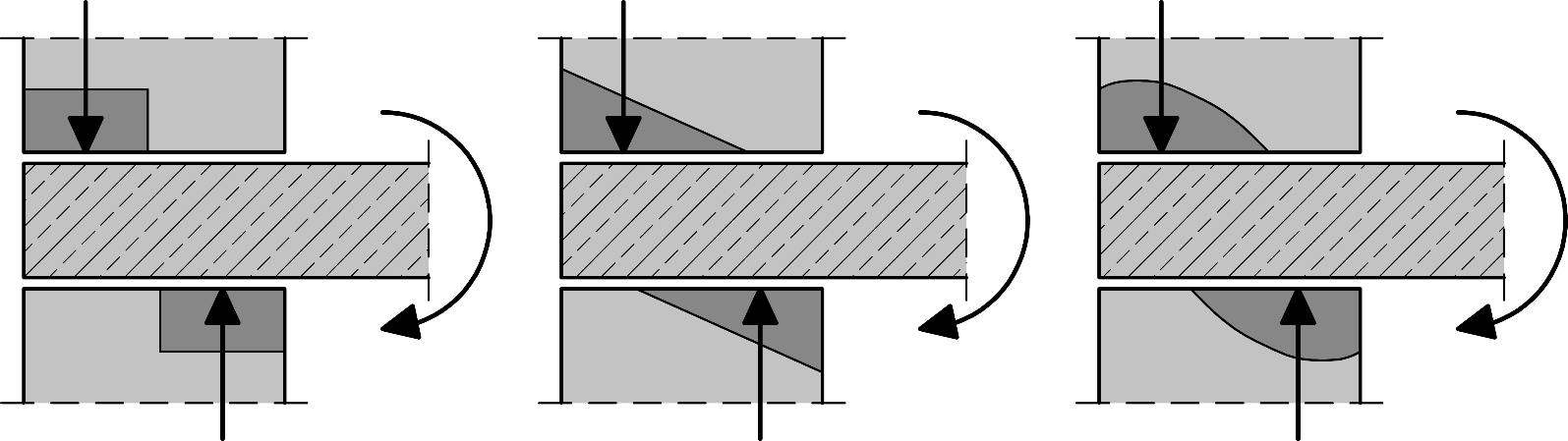 Ansätze zur Spannungsverteilung im Wand-Decken-Knoten 
