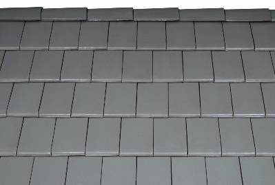 Bild 7-68 bis 70: Ziegeldeckung – Dachziegel Figaro natur/granit/naturrot  